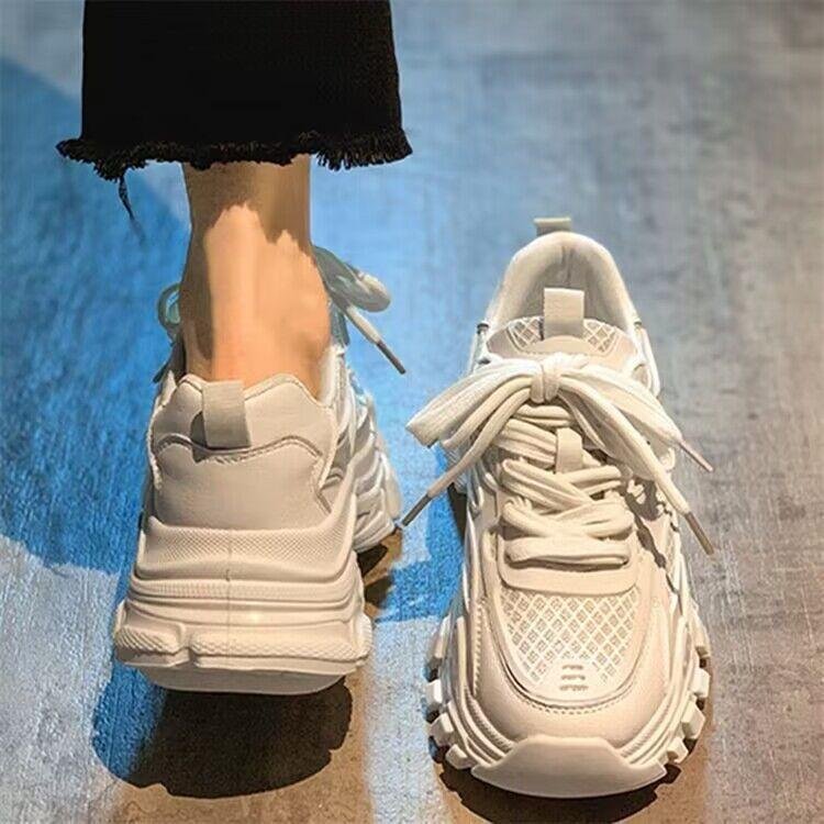 Zapatos de moda retro casuales y versátiles para mujer, modelo 2026, transpirables, con suela gruesa, estilo papá, superventas. image 5
