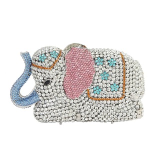 Evening bag�W�����ل���������b�������������Ɍ�����Ů��