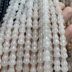 天然石葫蘆形狀金絲玉紫羅蘭白玉藍東陵葫蘆款半成品配件廠家直銷