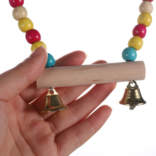Bird Swing Bird Toy Bird Supplies Bird Accessories Autumnal Swing Exclusive for Cross-Border Sales Parrot Nutmeg Wood Chewing Stress Relief Toy