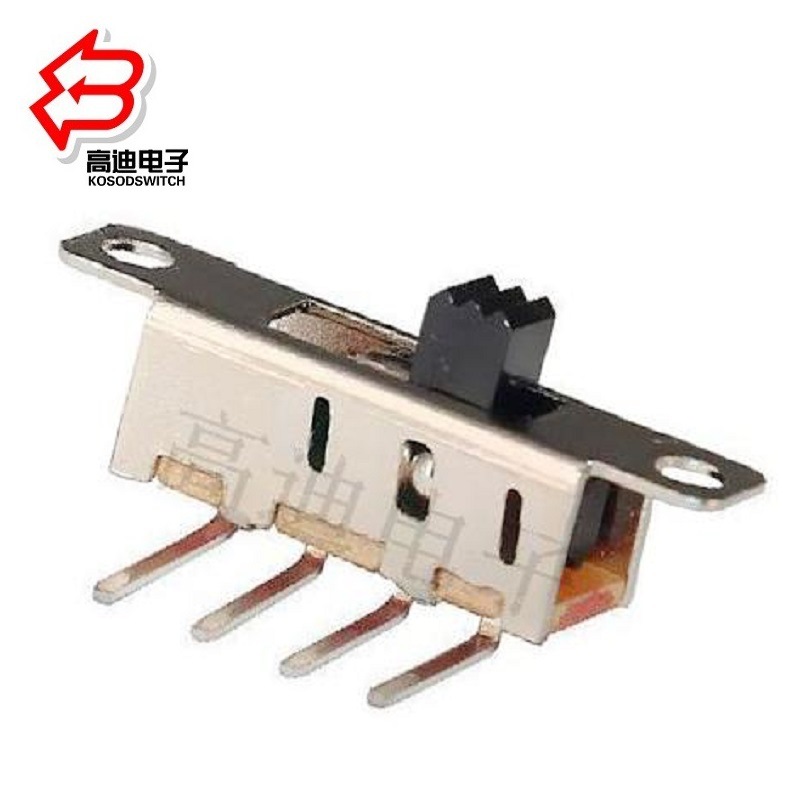 3档拨动开关弯角 供应3档滑动开关单排弯针 3位拨动开关三档单排