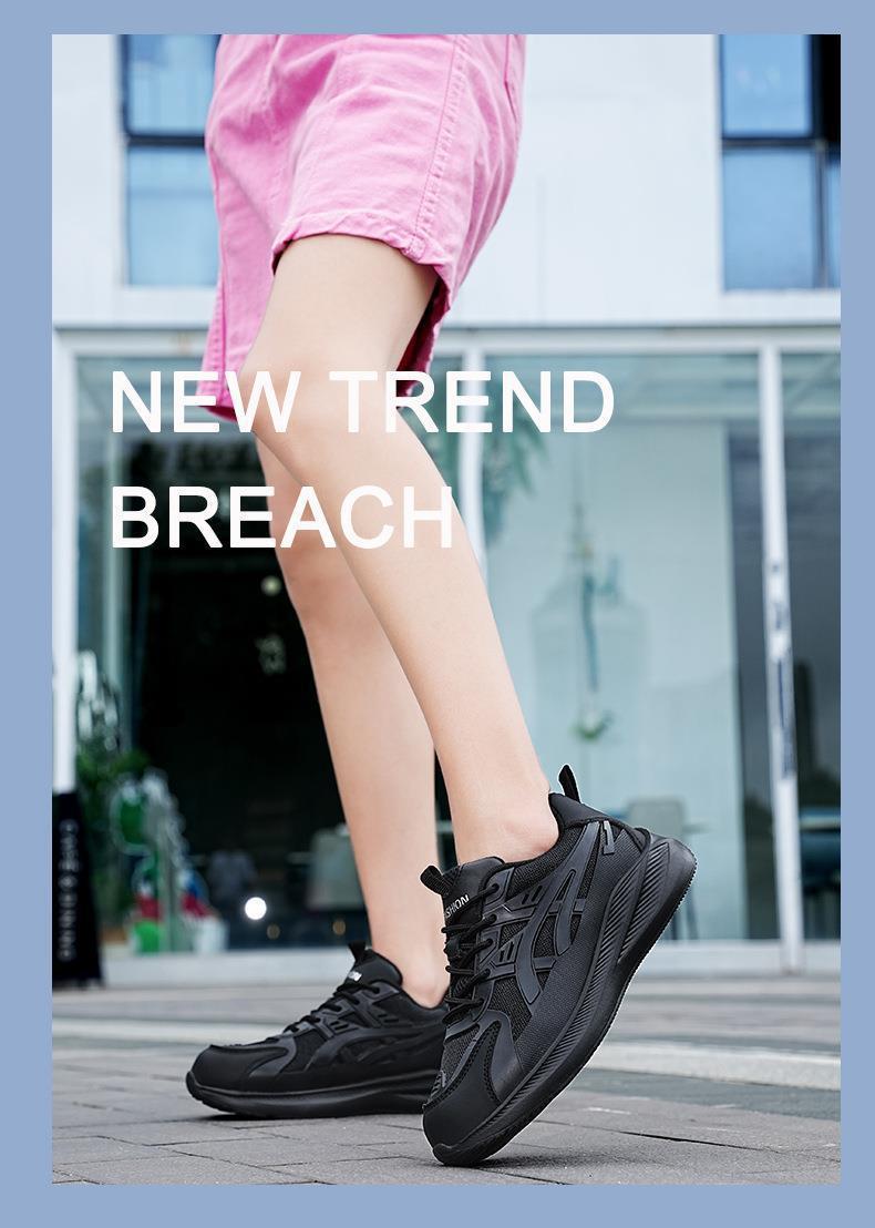 Women Ladies Tennis Shoes Walking Shoes Sneakers Synthetic Rubber Sole Cushioned Easy To Clean Footgear_voghion.com