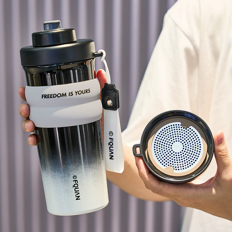 Термокружка для мальчиков с разделением чая и воды, новая модель 2025 года, большая вместимость, стильный дизайн, пищевой сталь 316, кружка для воды.