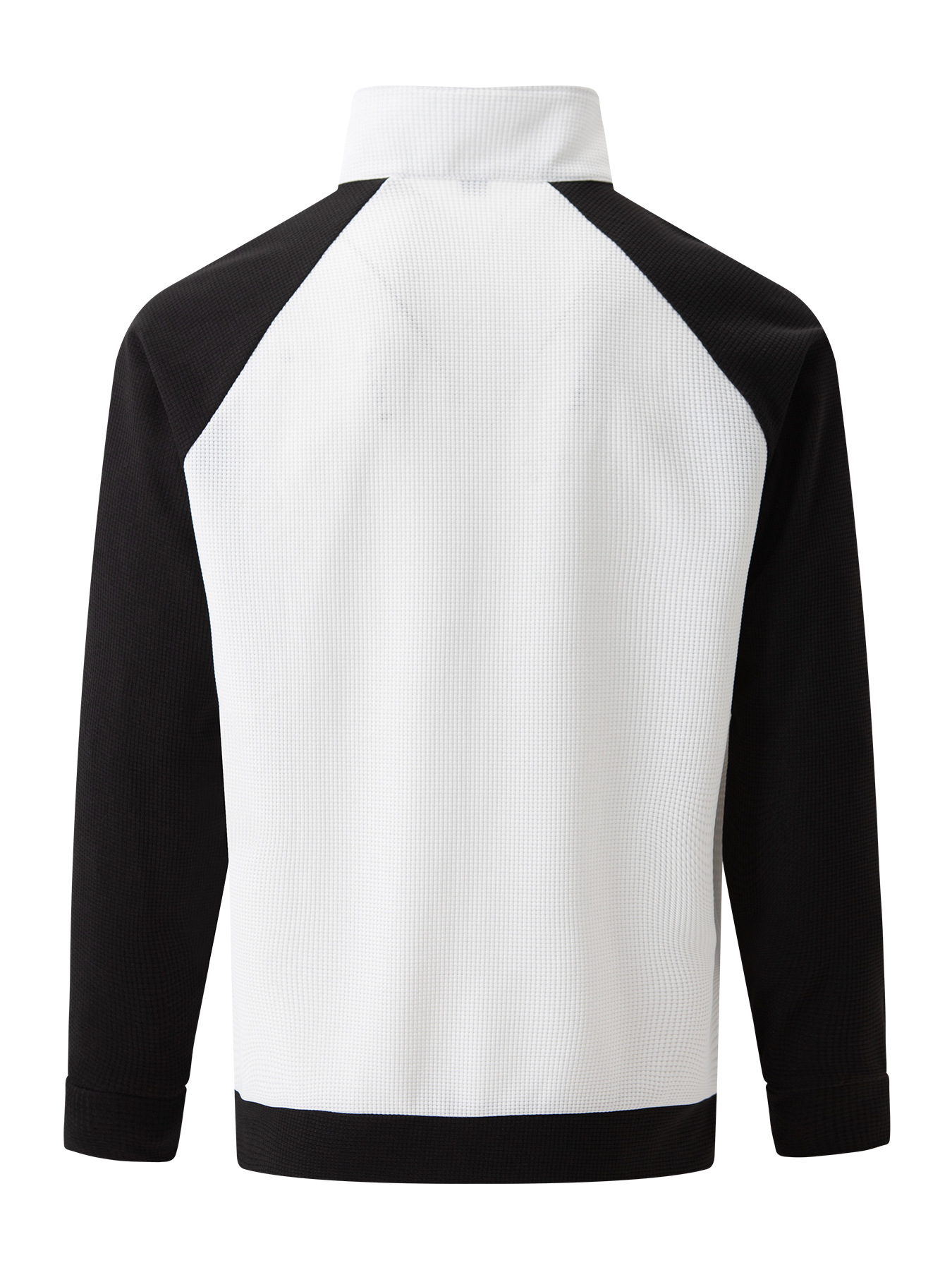 Men's Jacket Turtleneck Colourblock Zipper Raglan Sleeve Cardigan_voghion.com