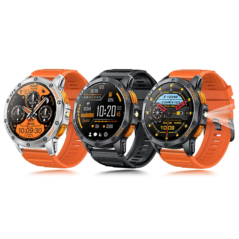 K67AMOLED GPS Смарт Часы Вызов Вызов Высота Атмосферное Давление Руководство