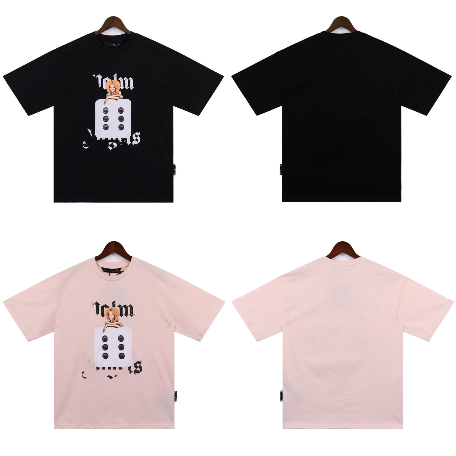 Летняя новая футболка palm прилив марки ретро постер с принтом узор свободный круглый воротник для мужчин повседневный спорт с короткими рукавами