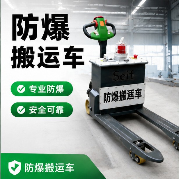 Ex Explosion-Proof Electric Pallet Stacker with a Capacity of 1.5/2 Tons for Transporting Chemicals, Paints, and Pharmaceuticals in Hazardous Areas