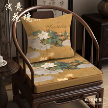 中式椅垫坐垫红木椅子垫防滑实木沙发垫茶桌圈椅太师椅海绵座垫