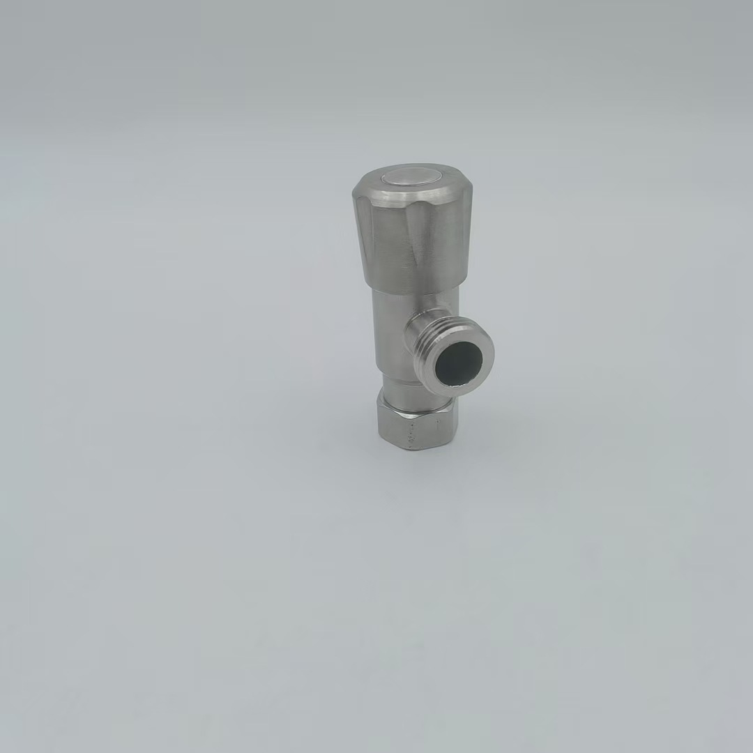 304不锈钢 4 分内丝活接三角阀热水器厨房龙头进水可旋转冷热开关