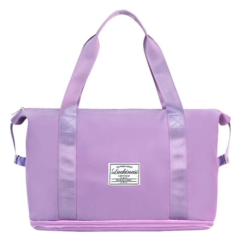 Bolsa de viaje de las mujeres de gran capacidad portátil impermeable bolsa de equipaje de viaje de embarque de fitness bolsa de maternidad bolsa de almacenamiento image 1