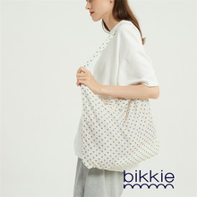 小众bikkie 裴秀智同款波点23SS DOT ECO BAG LIGHT BEIGE