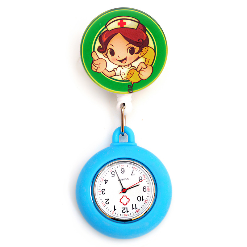 23 nuevo reloj enfermera silicona luminoso doctor estudiante reloj pecho reloj de bolsillo reloj patrón diseño fábrica al por mayor