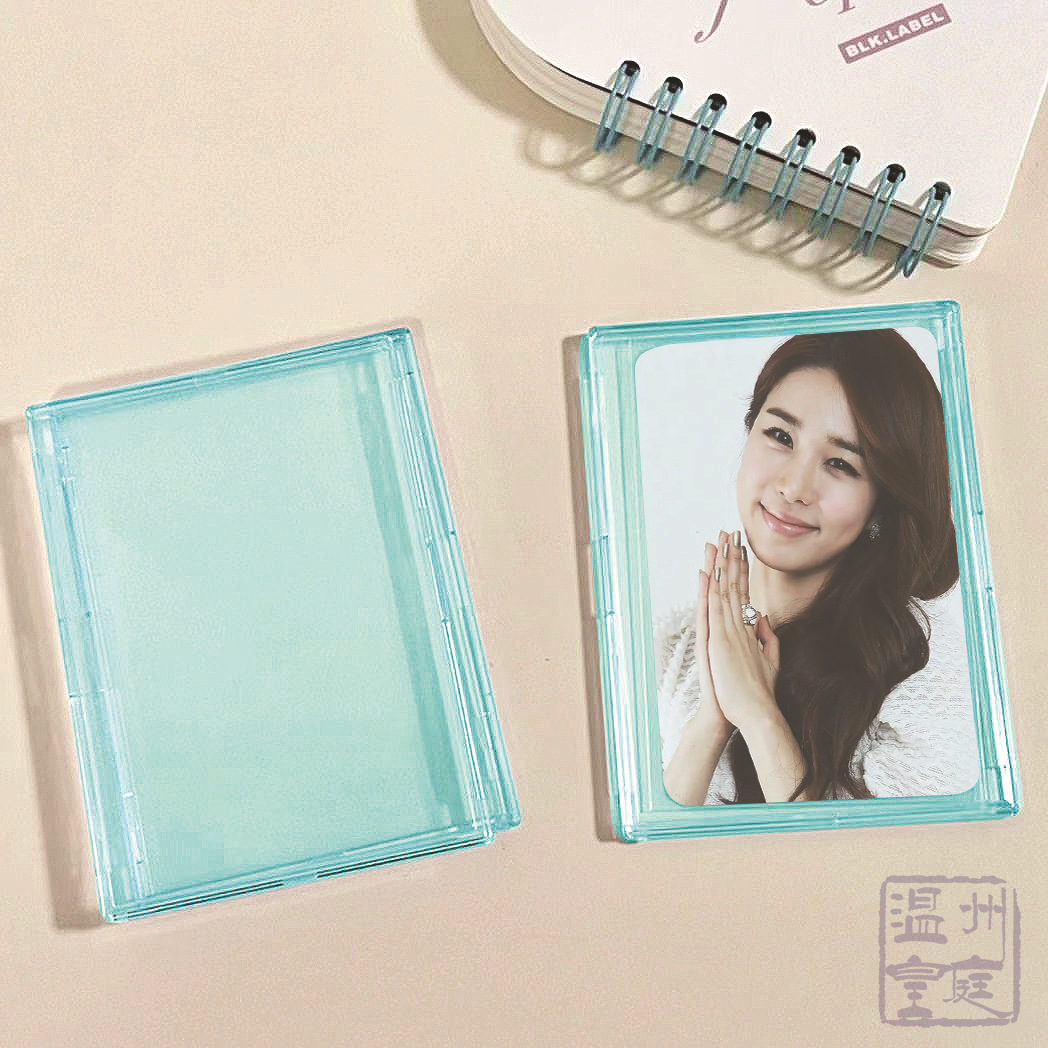 INS serie Shell Tarjeta de ladrillo Goo titular de la tarjeta aidou álbum tarjeta pequeña Polaroid periférico lindo Star-Chasing titular de la tarjeta de almacenamiento