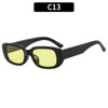 Small square sunglasses, trend glasses solar-powered, European style, suitable for import