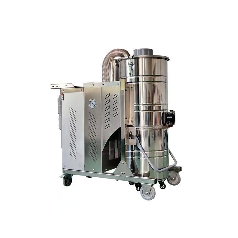 aspirador de polvo pesado de doble propósito de secado y húmedo de astillas de hierro para taller de fábrica de aspirador de polvo industrial de alta potencia