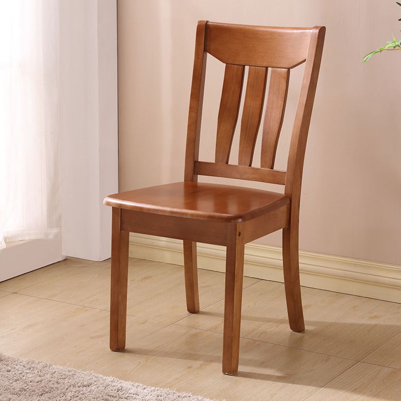Silla de madera maciza, silla con respaldo, silla de comedor, silla simple para el hogar, taburete, hotel de ocio, restaurante, mesa y silla de comedor al por mayor