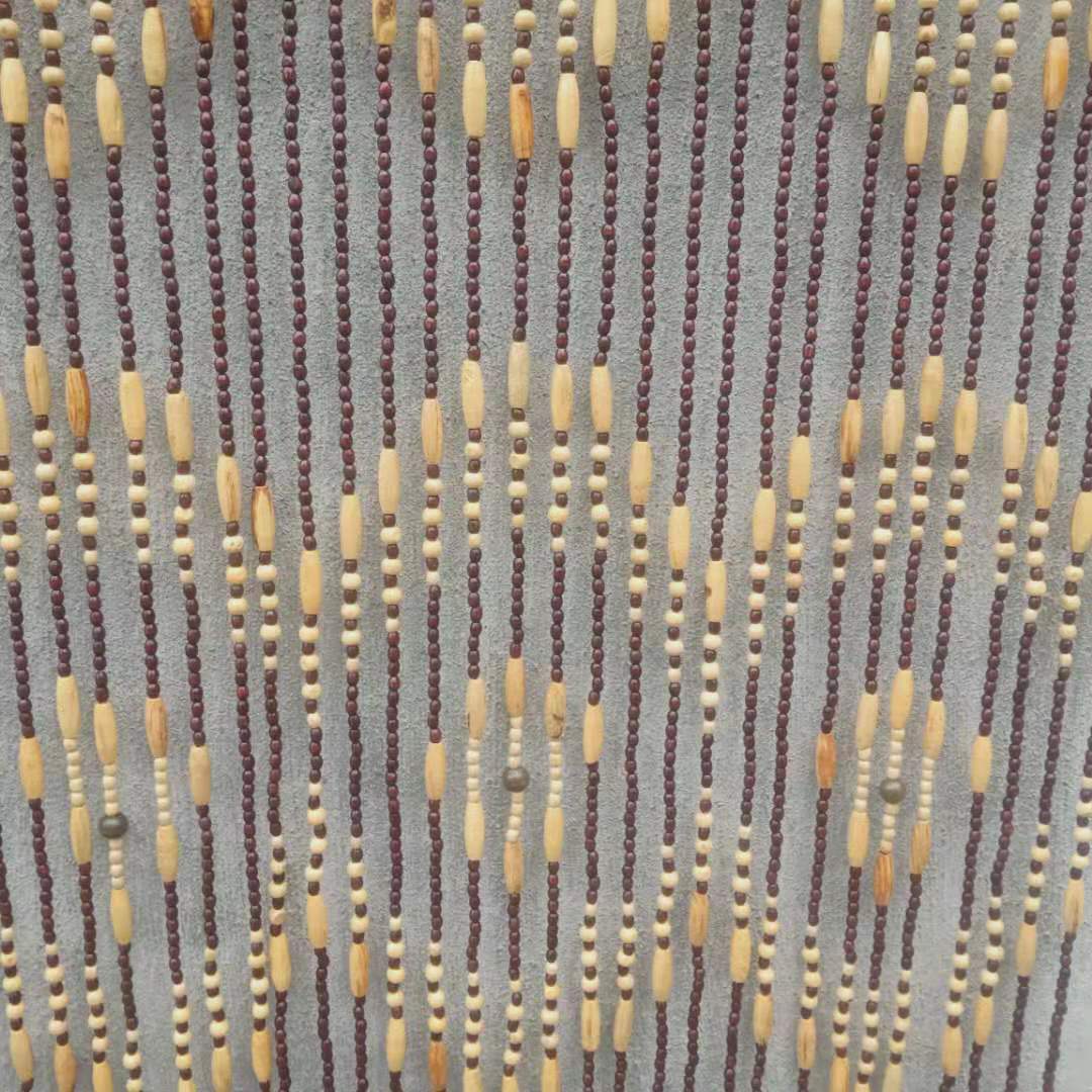 2021 factory direct antique partition wood beads feng shui curtain in stock