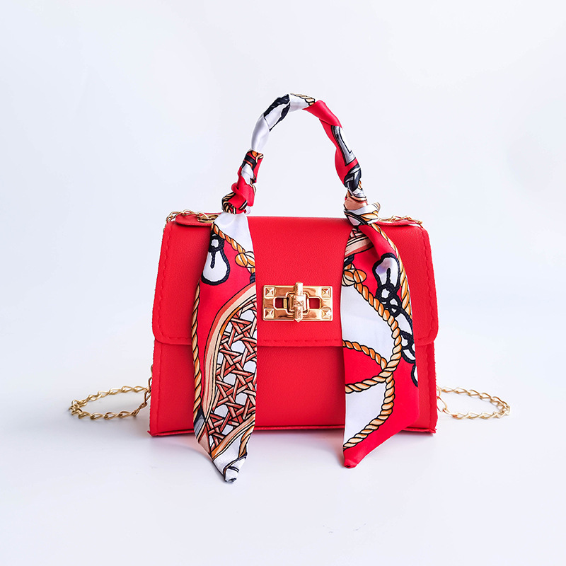 Damen Umhängetasche Mit Schal Und Kette Modische Designertasche_voghion.com