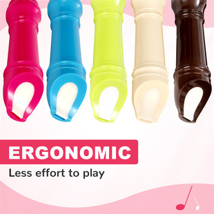 Children's Teaching 8-Hole Abs Recorder Toy Gift Opp Bag Packaging Birthday Gift Export Cross-Border Musical Instrument