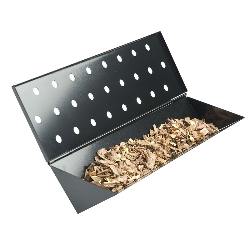 SG4057 不锈钢黑长款三角烟熏盒