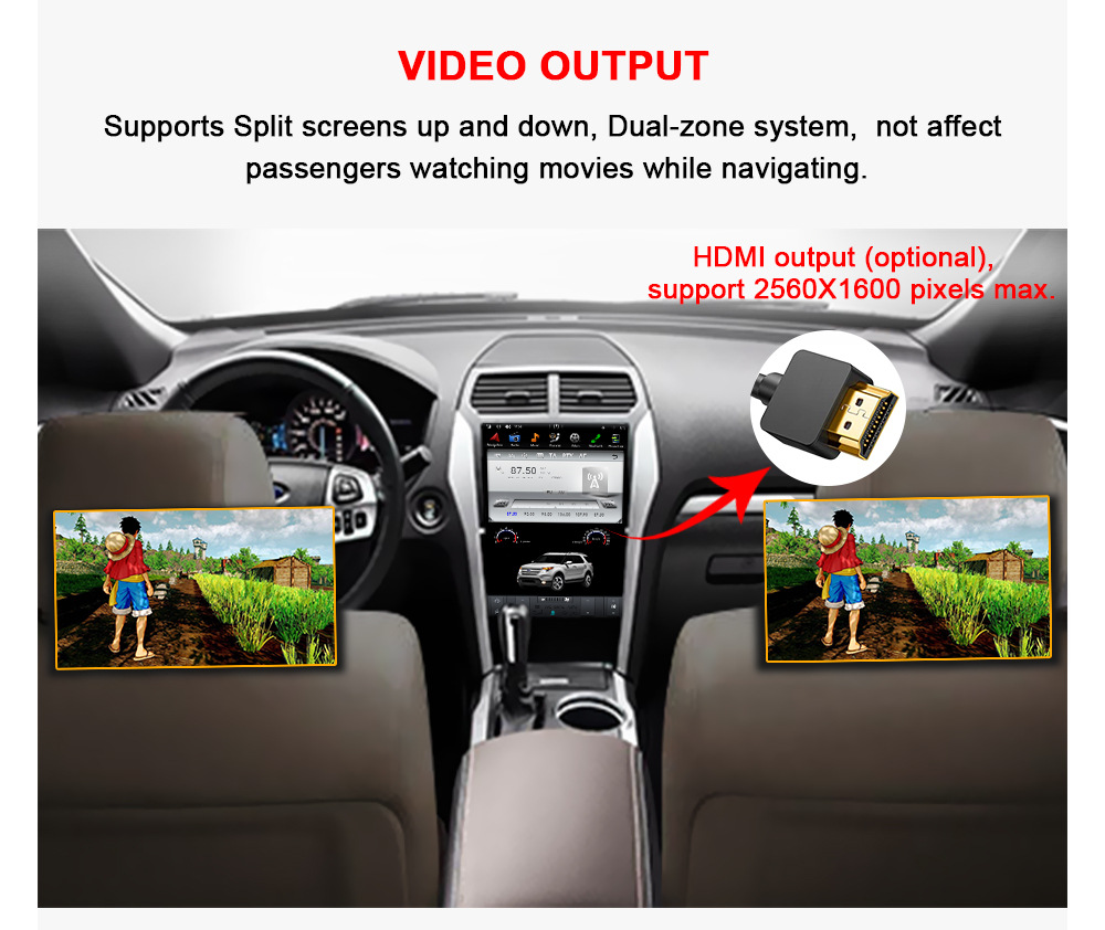 Toyota Tacoma/Hilux Modification Special 12.1inch Android Large-Screen High-Definition Reversing Image Display