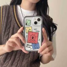 线条米奇三合一适用苹果16手机15iphone13PROMAX华为小米14手机壳