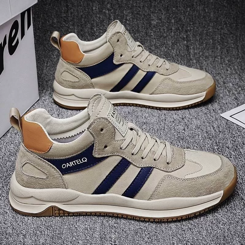 Мужские кеды спортивной классики, низкие, размеры 39–44, цвета beige и mm green