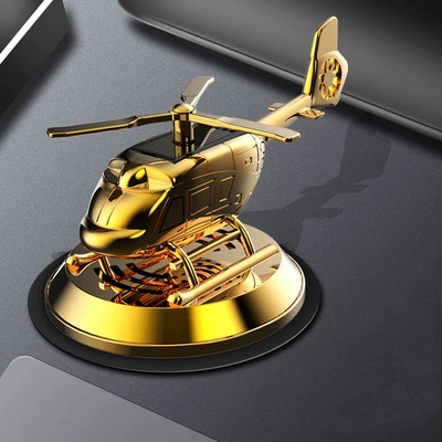 aircraft model aromatherapy ornaments — Car ornaments - base-gold
