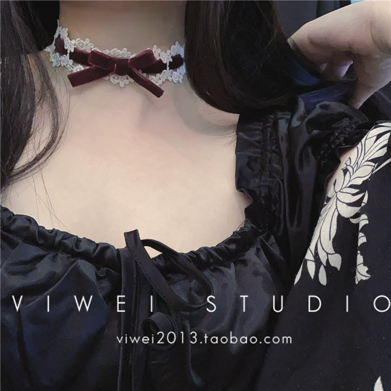 Французская Лолита ветер девушка стучит в сладкое кружево Харадзюку