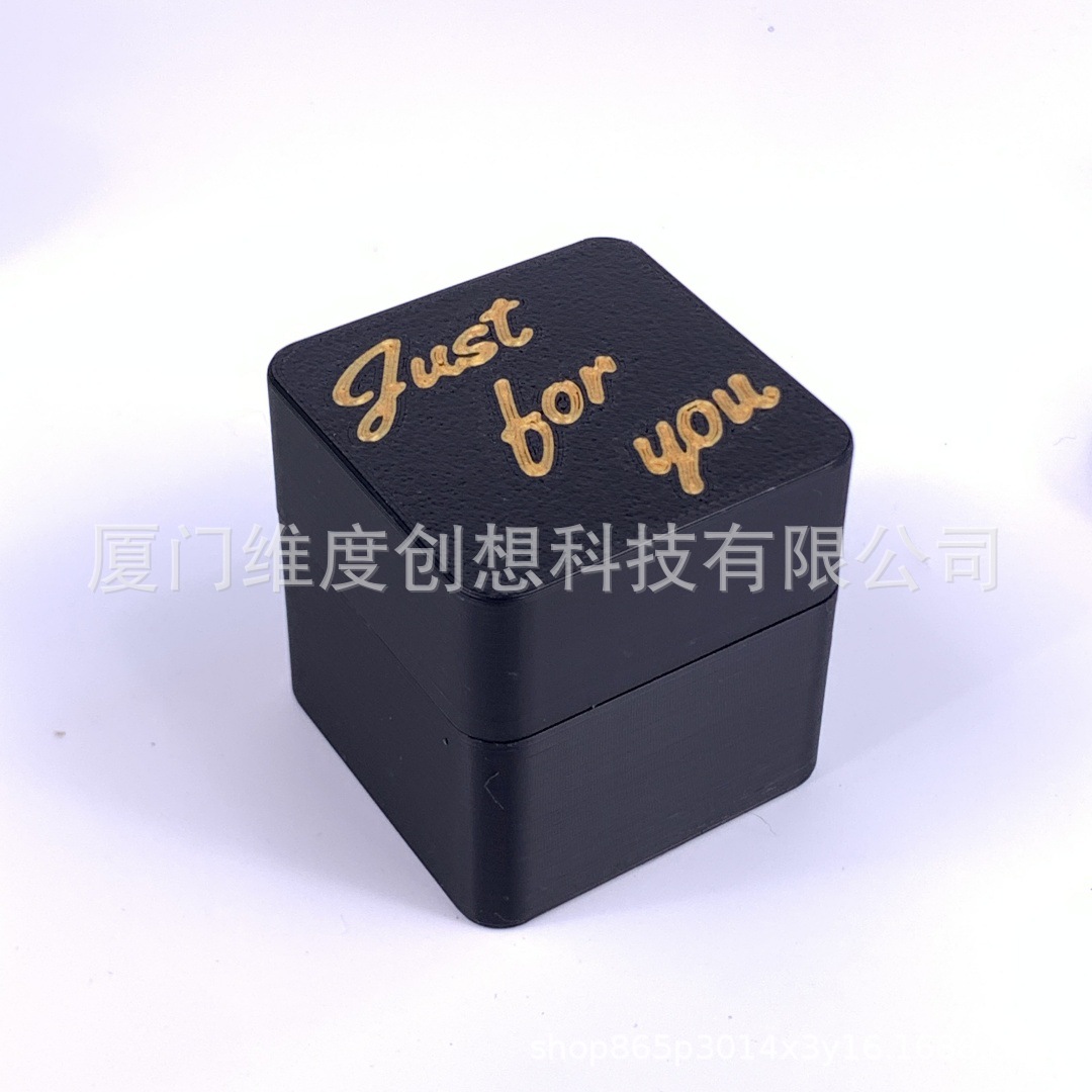 Juguetes impresos en 3D Dedo medio en una caja Regalo de broma del dedo medio en una caja de regalo