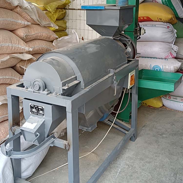 小型玉米霉点抛光机大米除尘打磨抛光筛选机高粱除陈除霉机建达
