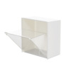 Wall -mounted cotton swab storage box desk of transparent flip -free punching storage box small object classification box