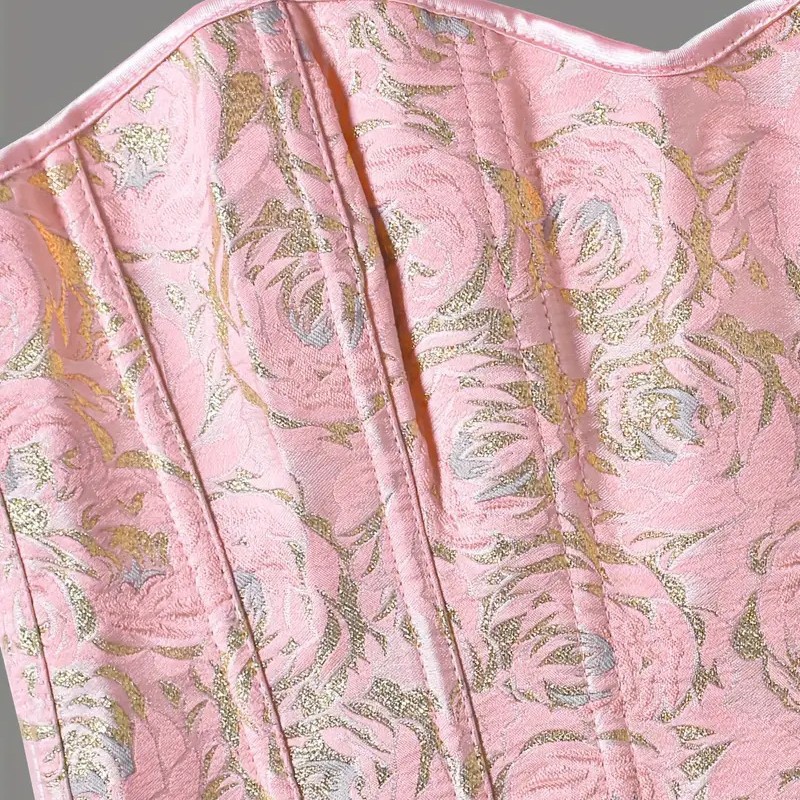 Europa y los Estados Unidos quieren un patrón rosa cinturón para el pecho, soporte de pecho para la corte, ropa de corte para mujeres, comercio exterior, oferta internacional.