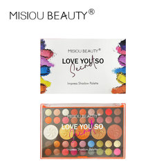 跨境彩妝歐美萬聖節聖誕節大地色51色彩色珠光啞光多色眼影盤