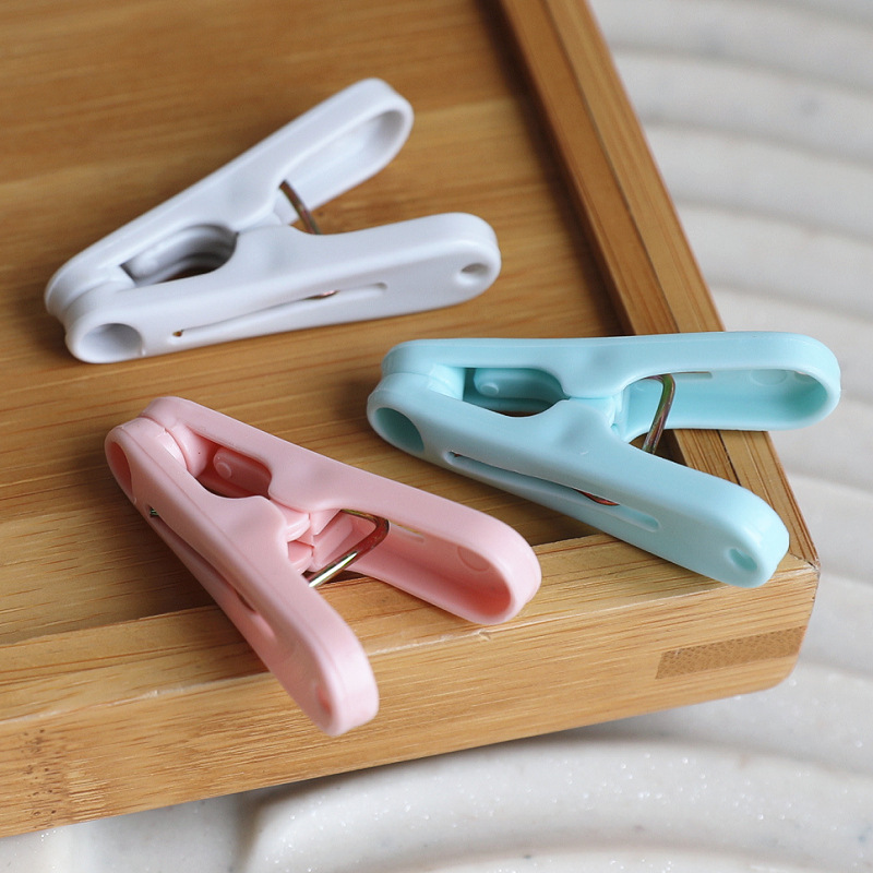 Windproof Clothes Clips for Drying Clothes, Anti-Slip Clips for Hanging Towels, Windproof Fixing Clips, Mosquito Net Plastic Small Clips