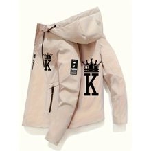 R 69344 Korean casual hooded men's jacket ����������ñ��ʿ��