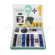 智能手表GUS-104mini蓝牙通话心率血压监测耳机饰品套装工厂批发