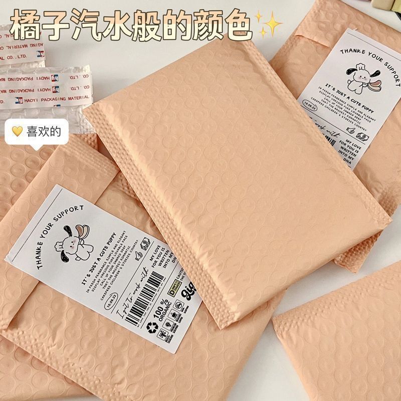 ピンクの愛の厚い気泡袋卸売り宅配便包装防震転倒包装泡ハート型気泡膜袋グーカード|undefined