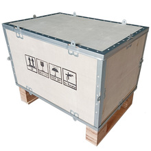 厂家直供钢边箱 免熏蒸箱 出口木箱 免钉木箱 胶合板木箱 钢扣箱