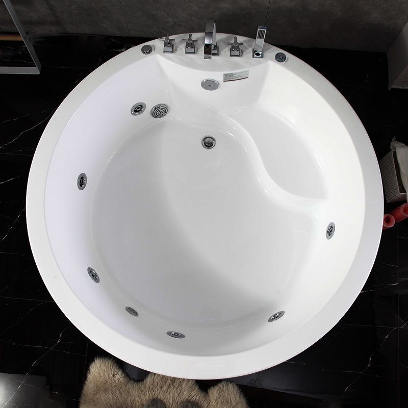 Foshan bañera redonda con asiento incrustado surf baño 1,5 m pareja hotel ingeniería uso bañera