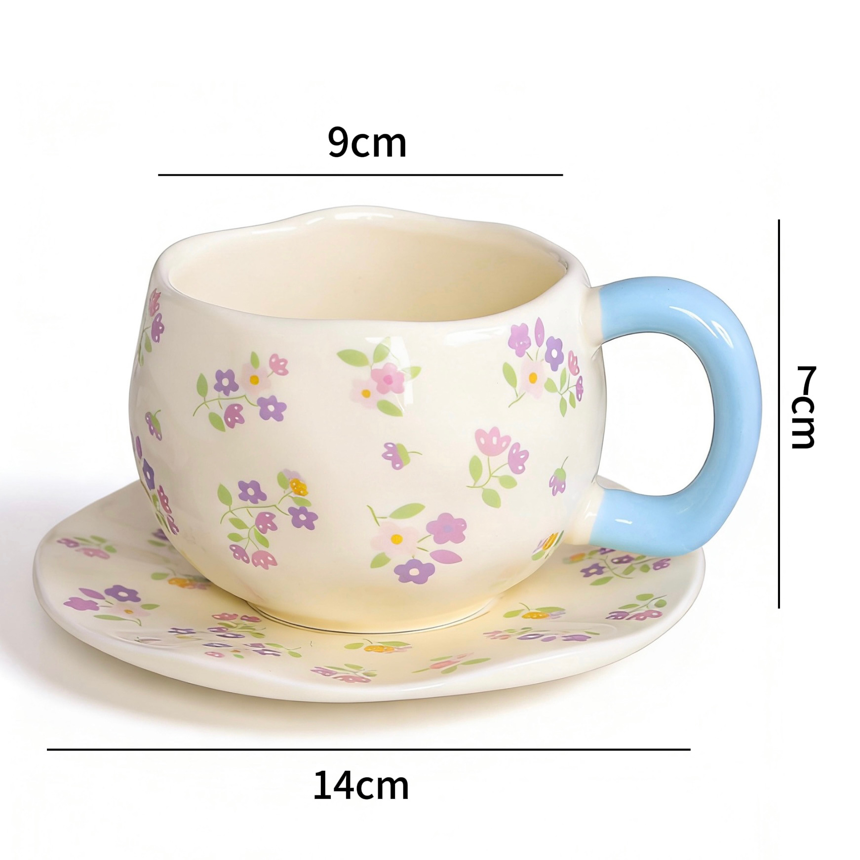 Luxury Ceramic Mug With Aesthetic Design For Afternoon Tea_voghion.com