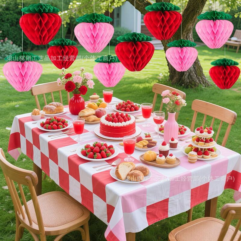 Paper Craft Fruit Shaped Paper Honeycomb Hanging Decoration Strawberry Honeycomb Ball Holiday Shopping Mall Window Decoration Strawberry Honeycomb Ball Paper Craft Fruit Shaped Paper Honeycomb Hanging Decoration Strawberry Honeycomb Ball Holiday Shopping Mall Window Decoration Strawberry Honeycomb Ball