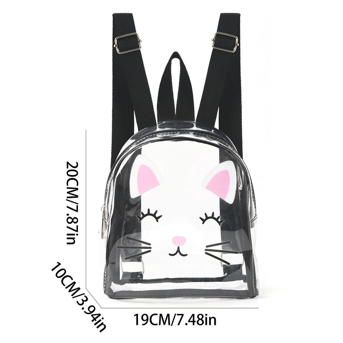 Transparenter Wasserdichter Kinderrucksack Modische Pvc Tasche_voghion.com