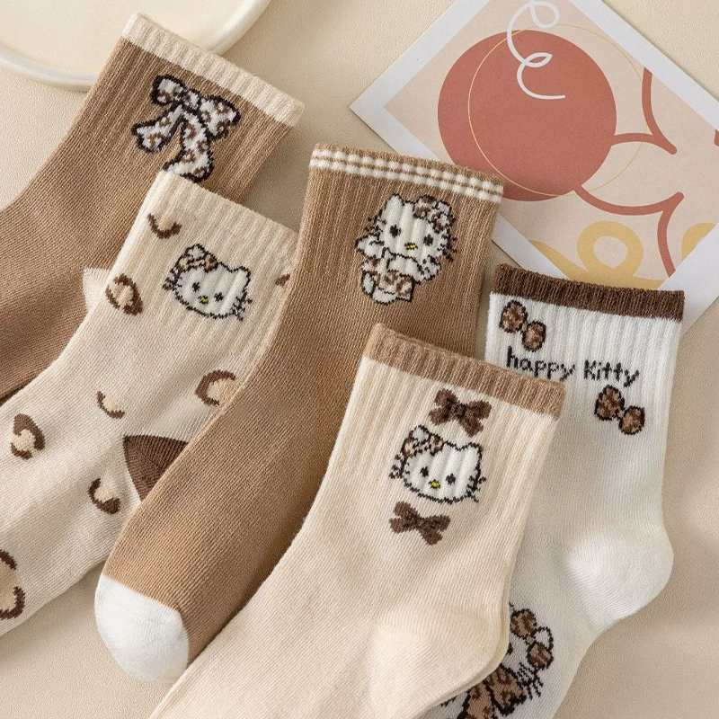Короткие хлопковые носки, набор 5 пар