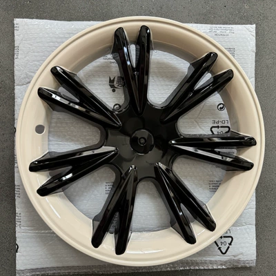 modified scratch-resistant all-inclusive bare wheel — Hub cover - 19inch-movement-pepper-white-4-pieces