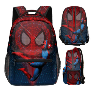 Spot 3D New Product Spider-Man Spider-Man Fully Printed DIY Student Schoolbag Backpack Cute