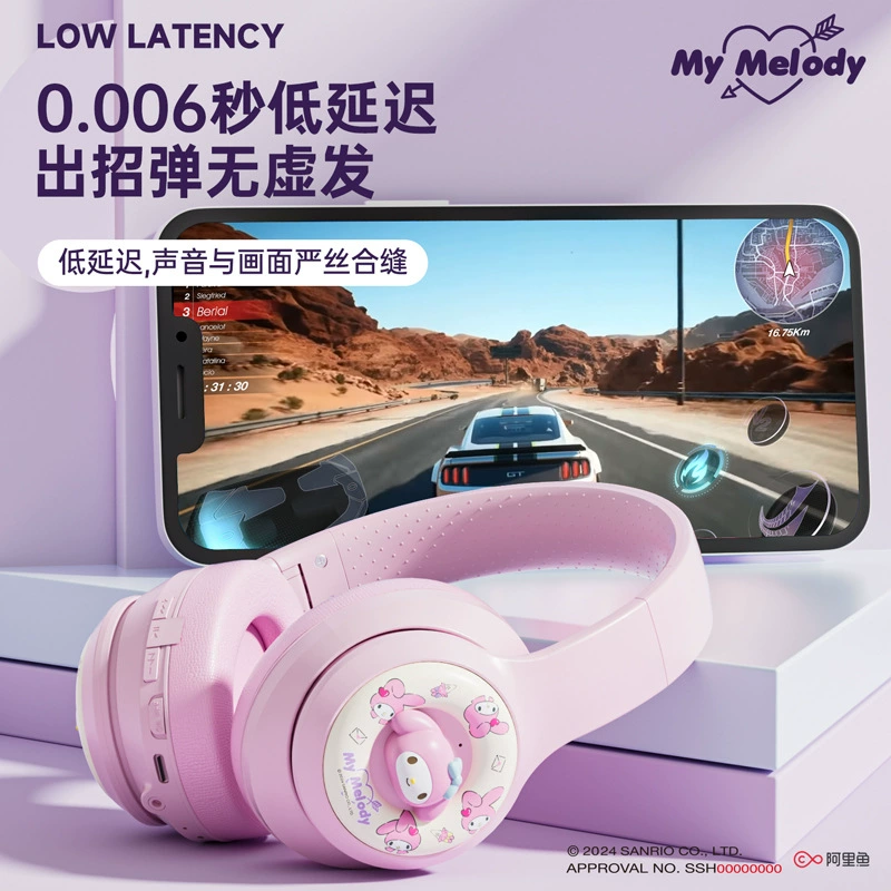 Cartoon headphones, laptop, bluetooth, Birthday gift