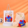 Beige Superman + Childlike Heart Gift Bag