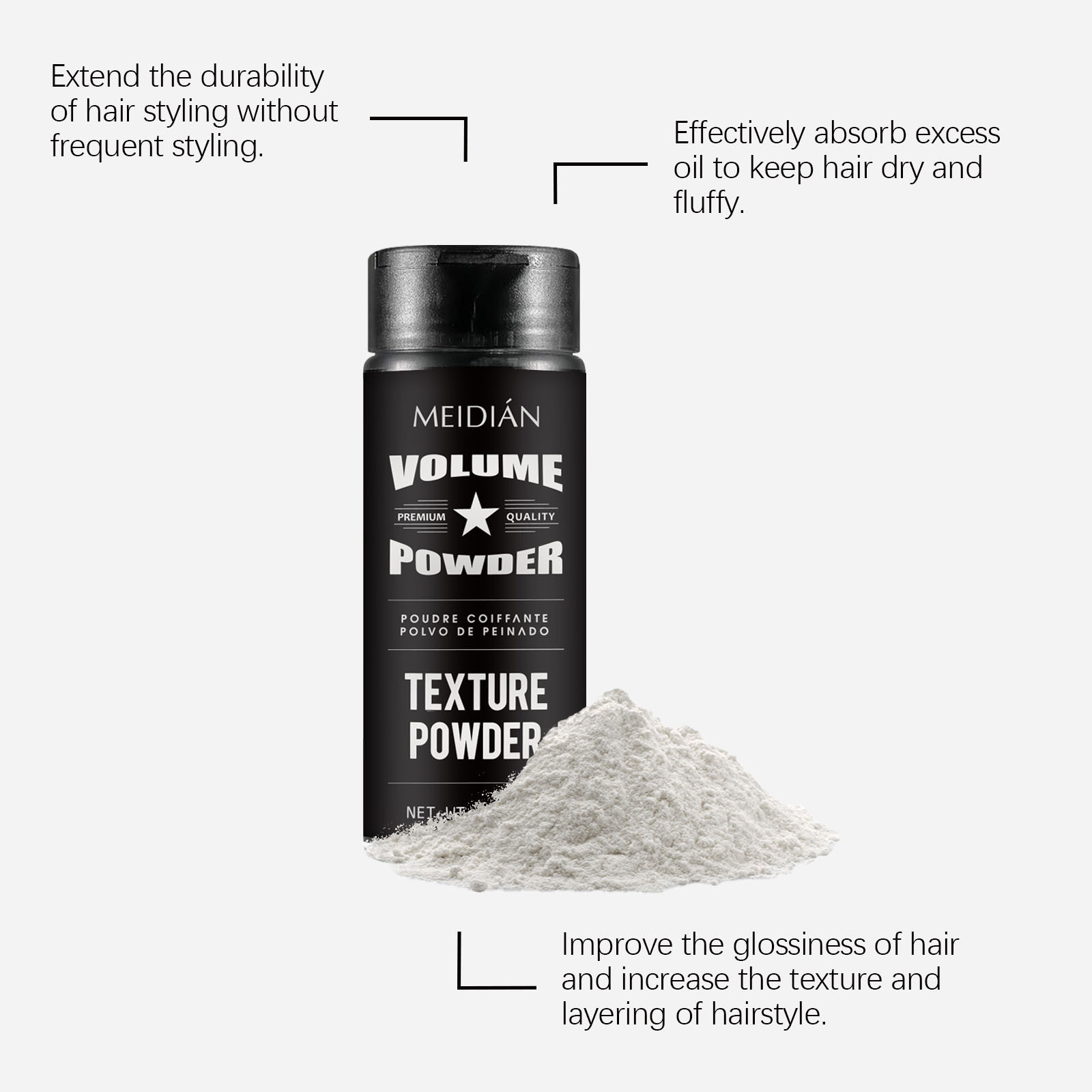 [foreign trade] Fluffy hair powder, oil-controlling fluffy powder, dry hair powder, oil-removing fluffy powder, oil loose powder 2
