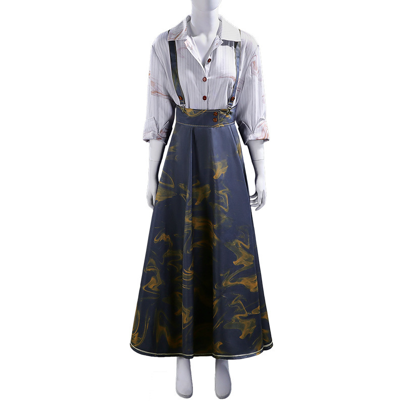 Kawaii Anime Light and Shadow 33Rd Expedition Team Claire Cosplay Full Set Female Character Role-Playing Costume